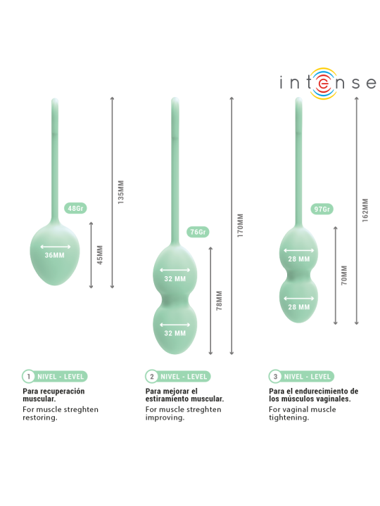 INTENSE - CHARLI KIT BOLAS KEGEL JADE