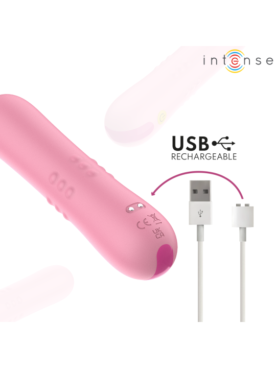 INTENSE - BARBARA VIBRADOR CON PERLAS GIRATORIAS