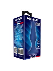 MR PLAY - PLUG ANAL FINO DE SILICONE AZUL TAMANHO S