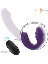 INTENSE - JILL DOUBLE VIBRATEUR 20 CM VIOLET TÉLÉCOMMANDE