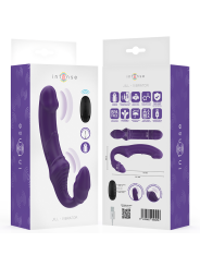 INTENSE - JILL DOUBLE VIBRATEUR 20 CM VIOLET TÉLÉCOMMANDE