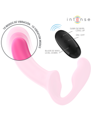 INTENSE - AMY DOPPIO VIBRATORE 20 CM ROSA TELECOMANDO