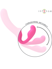 INTENSE - AMY VIBRADOR DUPLO 20 CM ROSA CONTROLE REMOTO