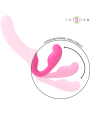 INTENSE - AMY DOUBLE VIBRATEUR 20 CM ROSE TÉLÉCOMMANDE