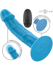 INTENSE - PHOEBE REALISTISCHER VIBRATOR 10 VIBRATIONEN BLAUE FERNBEDIE
