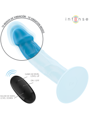 INTENSE - PHOEBE REALISTISCHER VIBRATOR 10 VIBRATIONEN BLAUE FERNBEDIE
