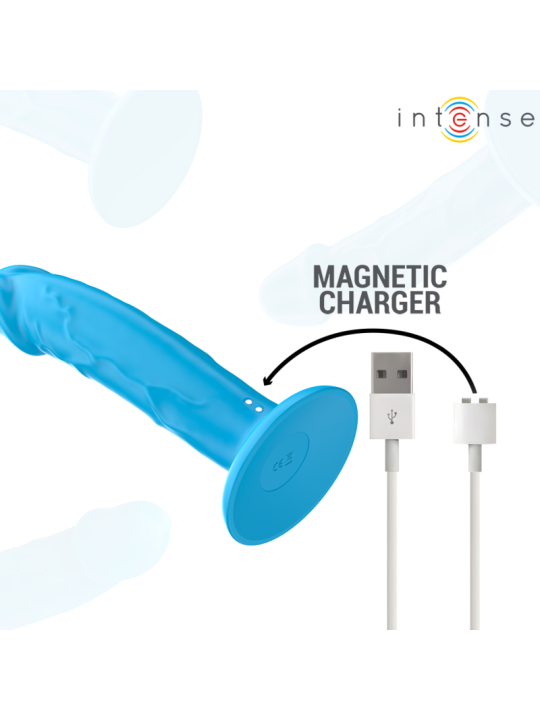 INTENSE - PHOEBE REALISTIC VIBRATOR 10 VIBRATIONS BLUE REMOTE CONTROL