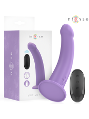 INTENSE - VIBRADOR EDDIE 17,5 CM 10 VIBRAÇÕES ROXO CONTROLE REMOTO