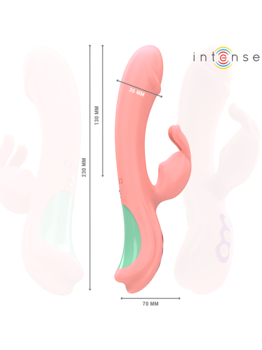 INTENSE - RACHEL RABBIT VIBRATOR 5 VIBRATIONS PINK