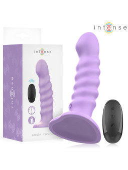INTENSE - VIBRADOR BRENDA TAMANHO M DESIGN ESPIRAL 10 VIBRAÇÕES ROXO C