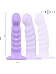 INTENSE - BRENDA VIBRATEUR TAILLE M DESIGN SPIRALE 10 VIBRATIONS VIOLE