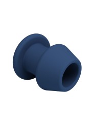 MR PLAY - JACK BLUE SILICONE HOLLOW ANAL PLUG SIZE S