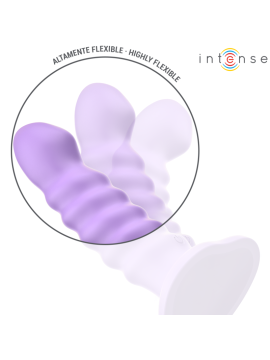 INTENSE - BRENDA VIBRADOR TALLA M DISEÑO EN ESPIRAL 10 VIBRACIONES MOR