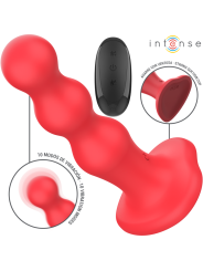 INTENSE - CODY VIBRATOR MET ZUIGNAP RODE AFSTANDSBEDIENING
