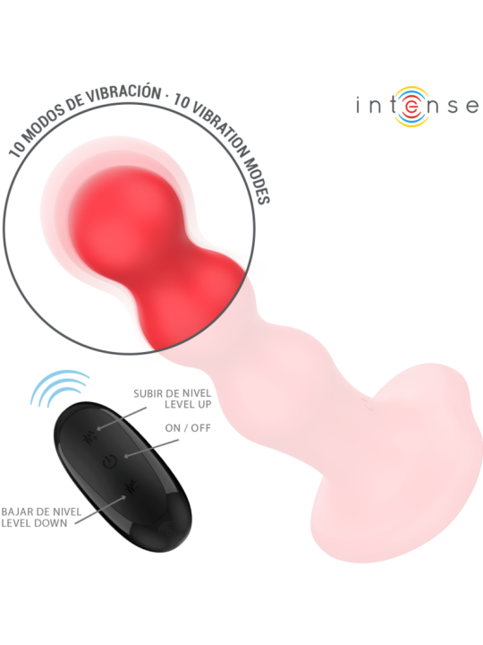 INTENSE - CODY VIBRATOR MET ZUIGNAP RODE AFSTANDSBEDIENING