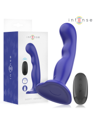 INTENSE - SHORTY VIBRATEUR AVEC VENTOUSE TÉLÉCOMMANDE BLEUE