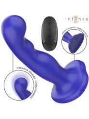 INTENSE - SHORTY VIBRATEUR AVEC VENTOUSE TÉLÉCOMMANDE BLEUE
