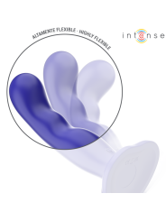 INTENSE - SHORTY VIBRATEUR AVEC VENTOUSE TÉLÉCOMMANDE BLEUE