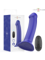 INTENSE - VICTORIA VIBRATOR WITH SUCTION CUP 10 VIBRATIONS DARK BLUE R