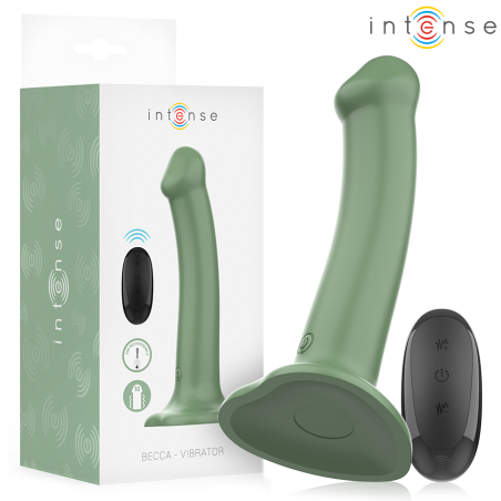 INTENSE - BECCA VIBRATEUR AVEC VENTOUSE 10 VIBRATIONS TÉLÉCOMMANDE VER