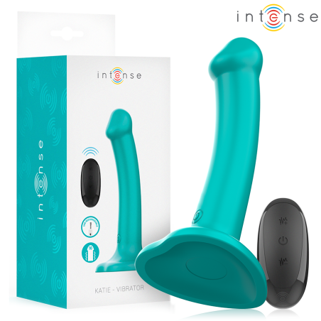 INTENSE - KATIE VIBRATEUR AVEC VENTOUSE 10 VIBRATIONS TÉLÉCOMMANDE BLE