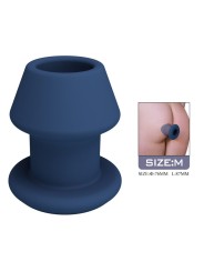 MR PLAY - JACK BLUE SILIKON-HOLZ-ANALPLUG GRÖSSE M
