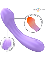 INTENSE - BECKY VIBRATEUR 19 CM CHAUFFANT 7 VIBRATIONS VIOLET