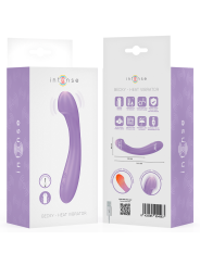 INTENSE - BECKY VIBRATOR 19 CM HEATABLE 7 VIBRATIONS PURPLE