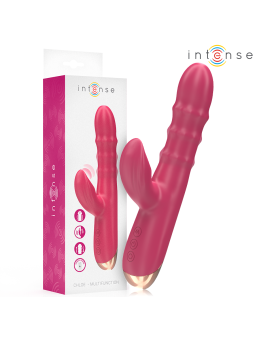 INTENSE - CHLOE VIBRATEUR MULTIFONCTION 3 EN 1 ROUGE