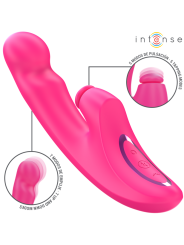 INTENSE - EMI VIBRATOR 13,5 CM MULTIFUNCTIONEEL 3 IN 1 10 VIBRATIES RO