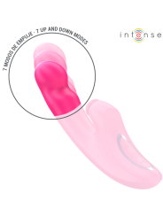 INTENSE - EMI VIBRATOR 13.5 CM MULTIFUNCTION 3 IN 1 10 VIBRATIONS PINK