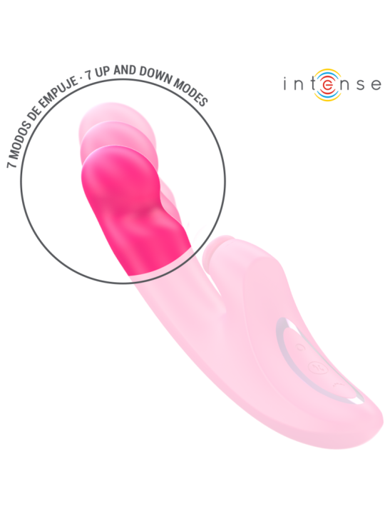 INTENSE - EMI VIBRATOR 13.5 CM MULTIFUNCTION 3 IN 1 10 VIBRATIONS PINK