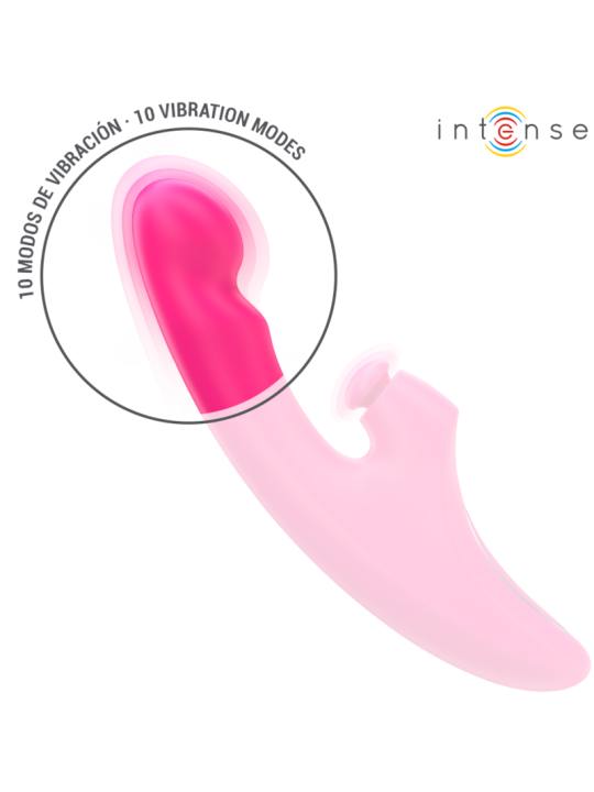 INTENSE - EMI VIBRATOR 13,5 CM MULTIFUNCTIONEEL 3 IN 1 10 VIBRATIES RO