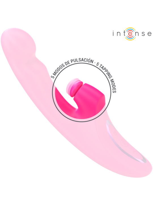 INTENSE - EMI VIBRATOR 13.5 CM MULTIFUNCTION 3 IN 1 10 VIBRATIONS PINK