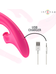 INTENSE - EMI VIBRATOR 13.5 CM MULTIFUNCTION 3 IN 1 10 VIBRATIONS PINK