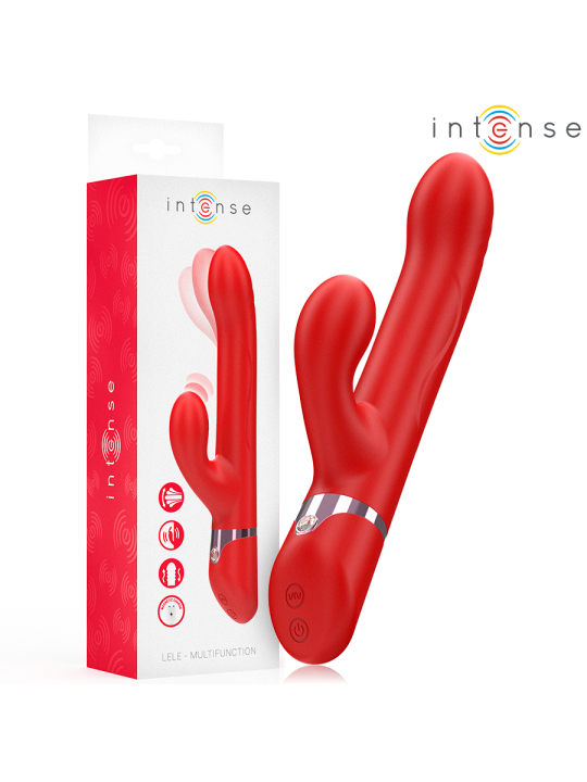 INTENSE - LELE MULTIFUNKTIONSVIBRATOR ROTIEREND & OSZILLATION & STIMUL
