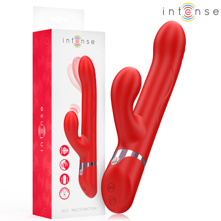 INTENSE - LELE VIBRATORE MULTIFUNZIONE ROTANTE E OSCILLANTE E STIMOLAN