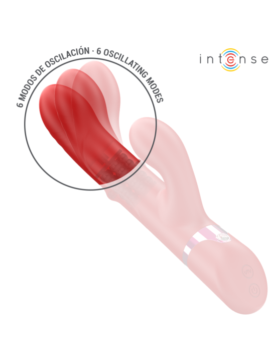 INTENSE - LELE MULTIFUNKTIONSVIBRATOR ROTIEREND & OSZILLATION & STIMUL