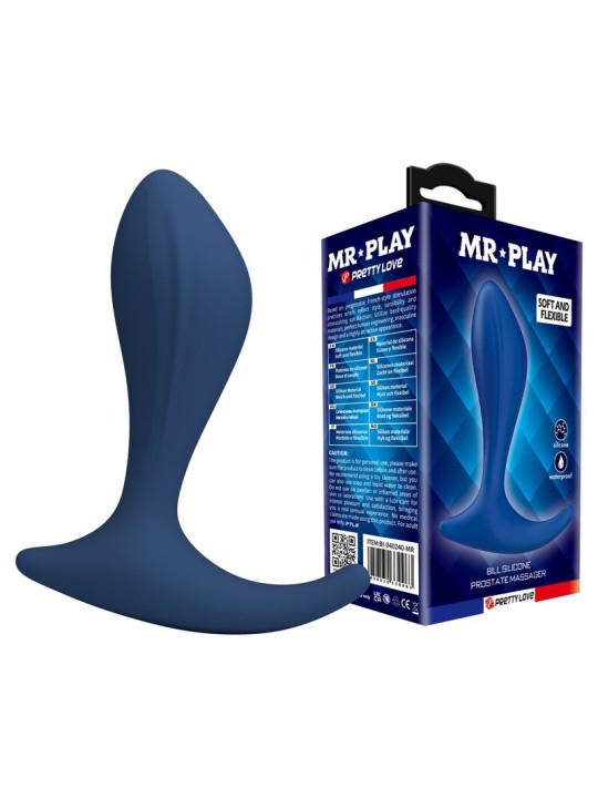 MR PLAY - MASAJEADOR DE PRÓSTATA AZUL