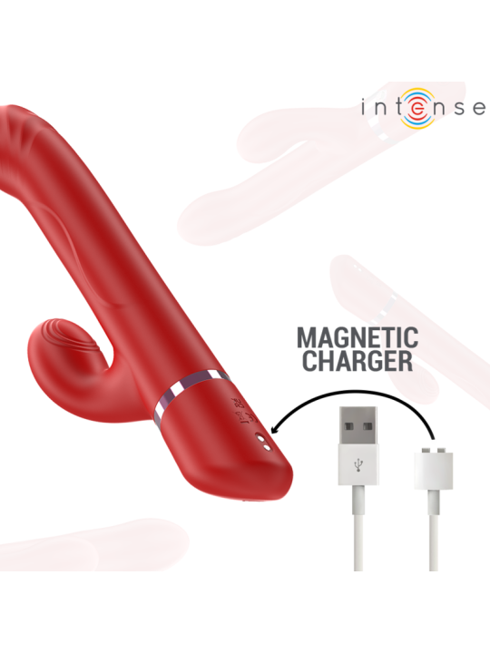 INTENSE - LELE VIBRATORE MULTIFUNZIONE ROTANTE E OSCILLANTE E STIMOLAN