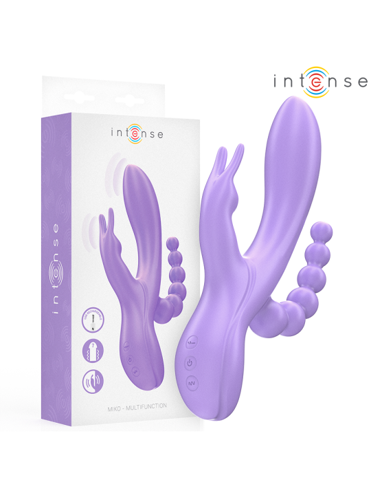 INTENSE - MIKO TRIPLE VIBRATOR RABBIT & STIMULATOR & ANAL 7 VIBRATIONS