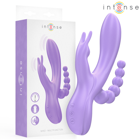INTENSE - MIKO TRIPLE VIBRATOR RABBIT & STIMULATOR & ANAL 7 VIBRATIONS