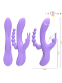 INTENSE - MIKO DREIFACHVIBRATOR RABBIT & STIMULATOR & ANAL 7 VIBRATION