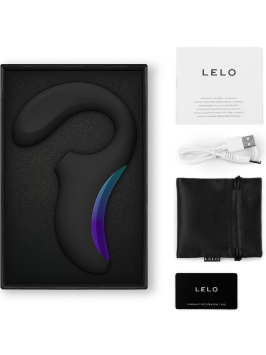 LELO - ENIGMA WAVE MASSAGEADOR DE TRIPLA VIBRAÇÃO PRETO