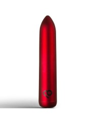 ROCKS-OFF - RECHARGEABLE VIBRATING BULLET POPPY RED