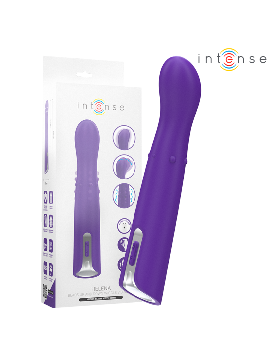 INTENSE - HELENA BEADS VIBRATORE OSCILLANTE SU E GIÙ 13,5 CM