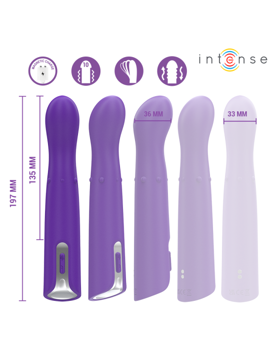 INTENSE - HELENA BEADS VIBRATORE OSCILLANTE SU E GIÙ 13,5 CM