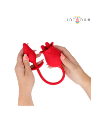 INTENSE - ESTIMULADOR DUPLO DE CLITÓRIS MELANIE COM LÍNGUA EM ZIGZAG