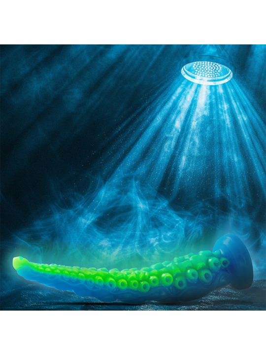 EPIC - SCYLLA FLUORESCERENDE DUNNE TENTAKEL DILDO GROOT FORMAAT