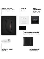 LELO - SONA 3 CRUISE MASSEUR CLITORAL SONIQUE NOIR